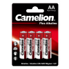 Camelion Plus Alkaline АА   щелочная батарейка, 1.5В 4шт   LR6-BP4